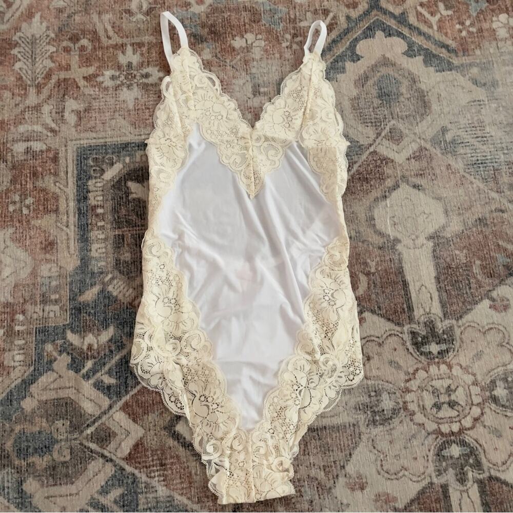 We Are HAH Hot As Hell Free People‎ Back Off Bodysuit White XS New